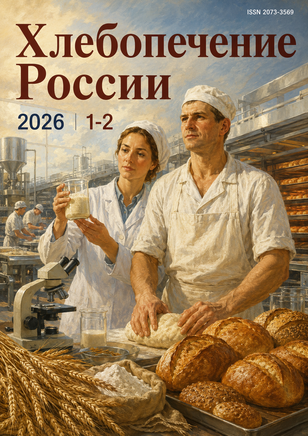 Том 70 № 1-2 (2026): Хлебопечение России